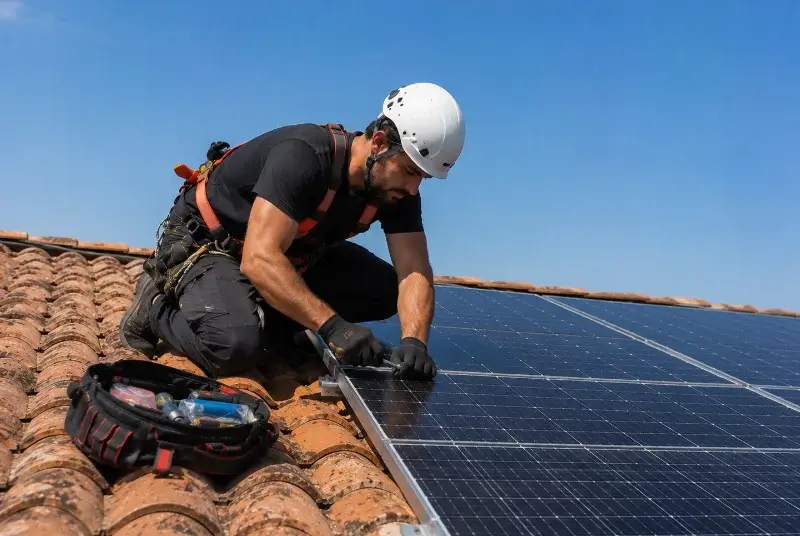 Maintenance et monitoring de panneaux solaires à Cestayrols