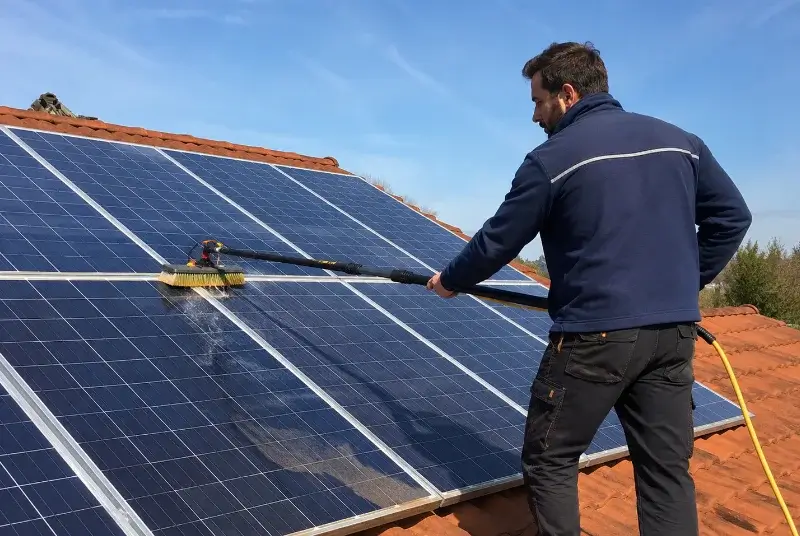 Nettoyage et entretien de panneaux solaires à Cestayrols